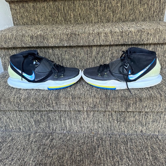 Men\'s Nike Kyrie Black/white/yellow/blue Shoes. Serial BQ4630-004. Size 12 (45) main image 5